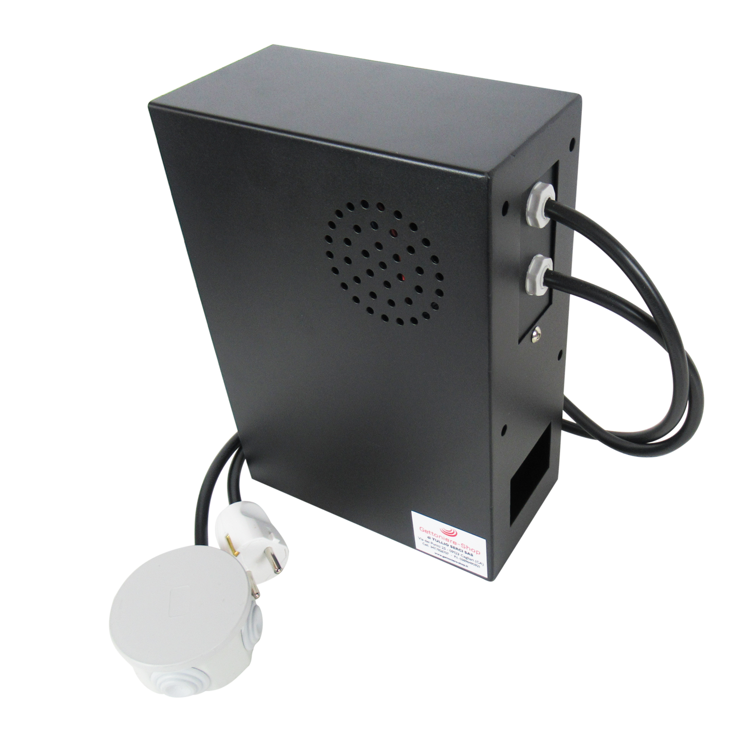 DISPOSITIVO CON SALIDA N.A. (máx. 2000W) DETALLES LATERAL