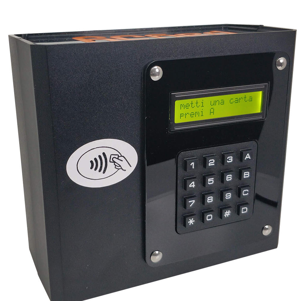 Programador de tarjetas RFID con teclado y pantalla